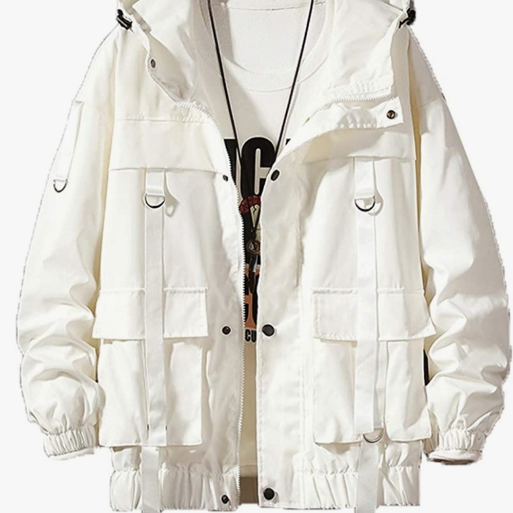 windbreaker jacket for men new 💯💢 - Picture 2 of 4